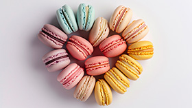 Macaron βανίλια το κιλό